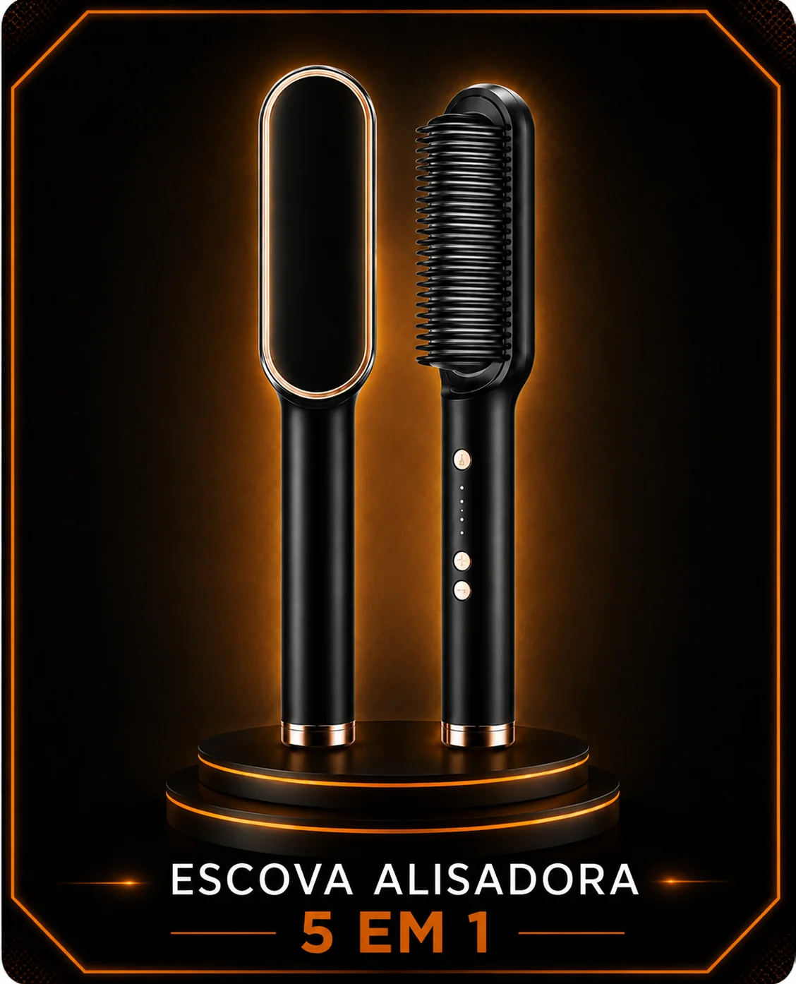 Escova Alisadora 5 em 1